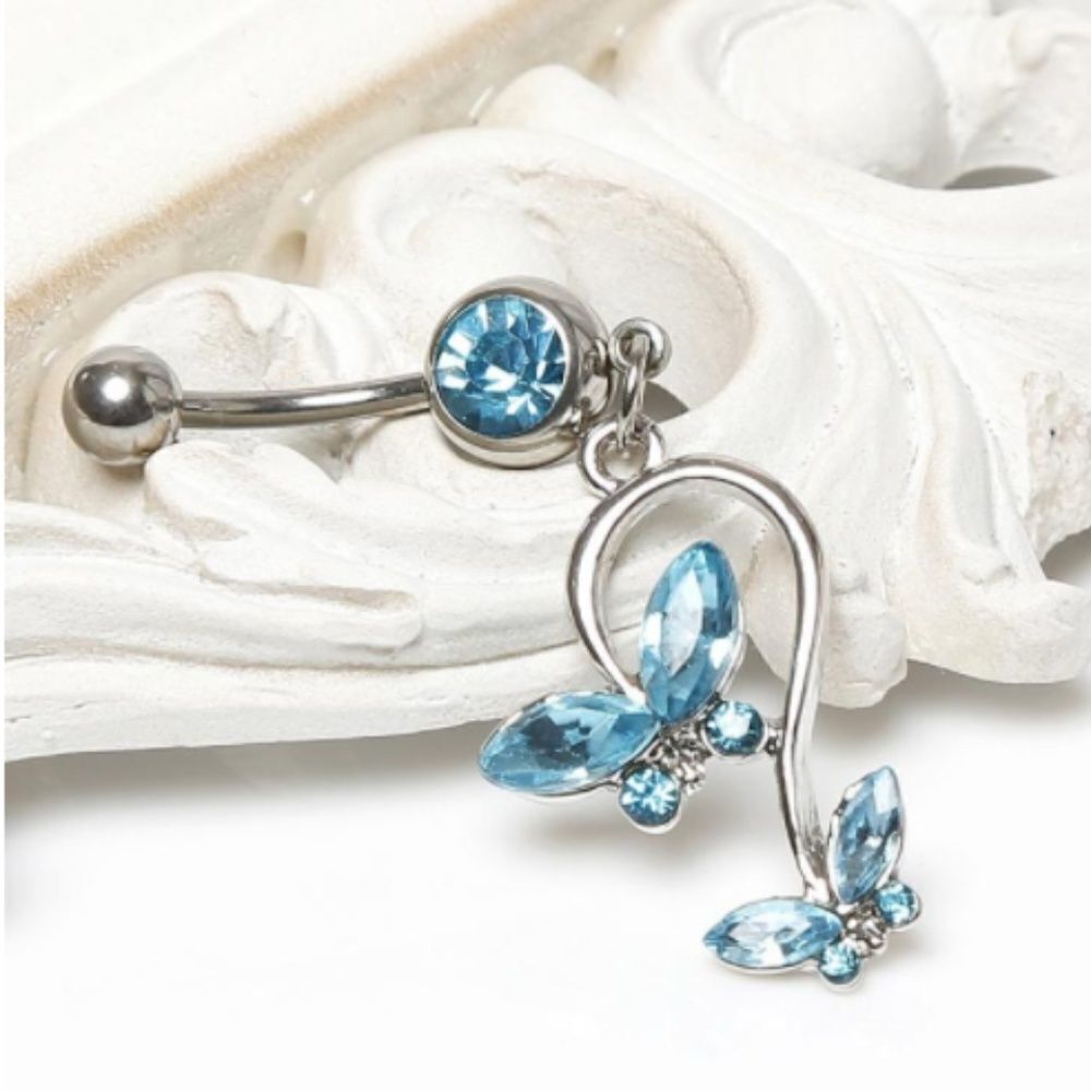 Butterfly Bellybutton Ring  